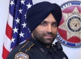 अमेरिका के टेक्सास में एक सिख पुलिस अधिकारी की गोली मारकर हत्या