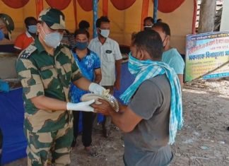 जरूरतमंदों की सेवा में जुटी बीएसएफ की 153वीं बटालियन